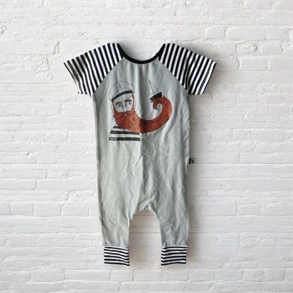 Rags // Nautical Sailor Romper - Picture 1 of 4
